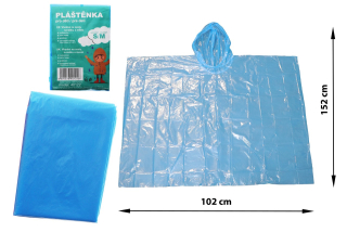 Pláštenka detská modra S/M 40122B